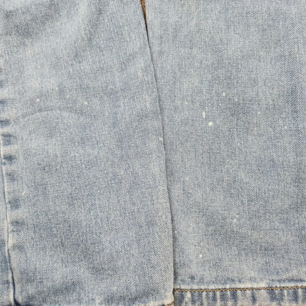 Diesel Industry Mens Distressed Light Wash Straight Leg Jeans Size 36 Button Fly